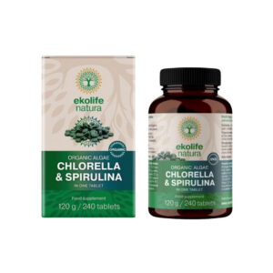 Ekološka alga Chlorella&Spirulina u jednoj tableti, 240 tbl.